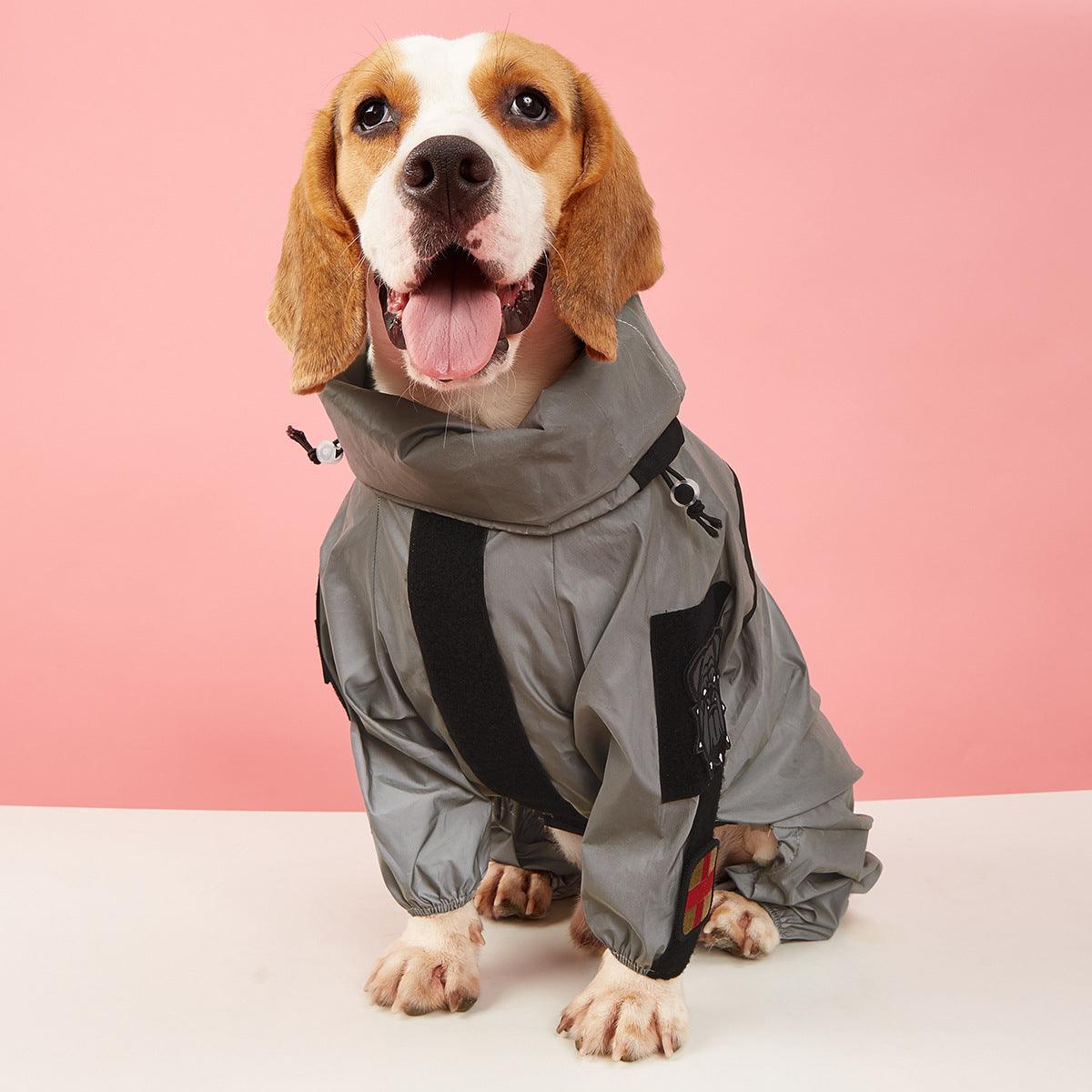 The Reflective Shield All-Weather Dog Raincoat